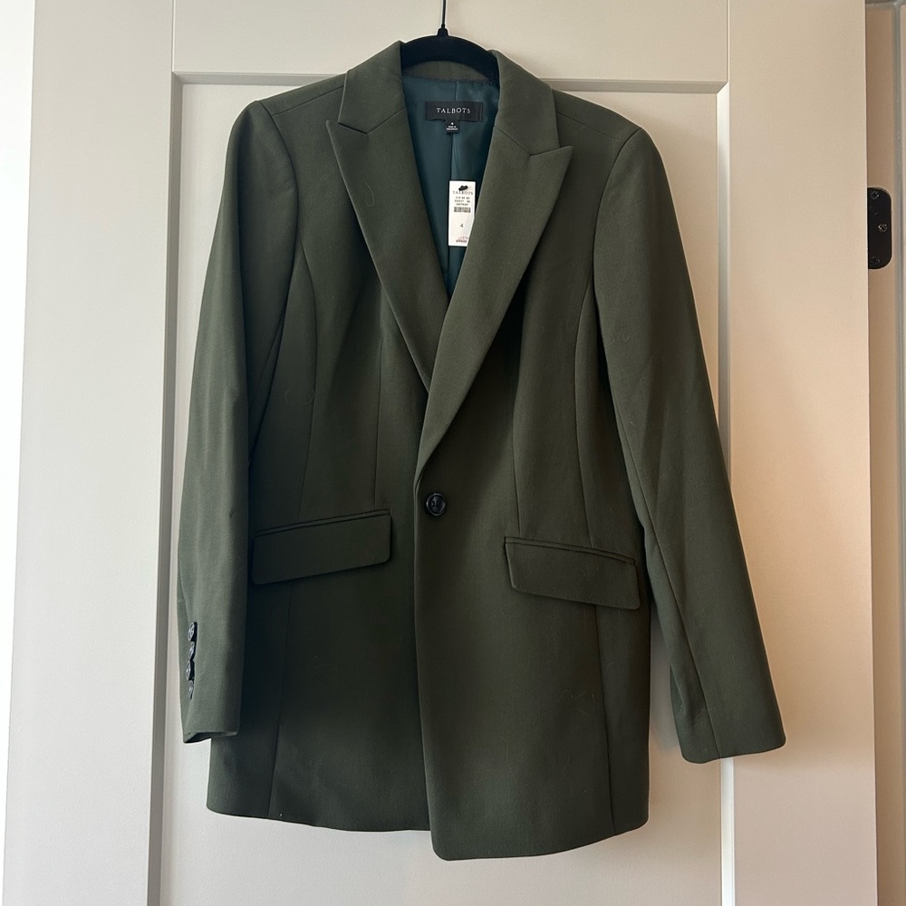 Talbots Olive Green Blazer